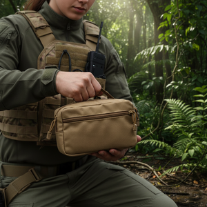 Waterproof Compact Utility Pouch <b>Tools</b> Phone Gear Waist <b>Backpack</b> Fanny Pack Lightweight Molle Medical Pouch - Product Image 1