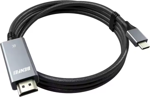 Câble BENFEI USB C vers <span class=keywords><strong>HDMI</strong></span> 1,8 mètre 4K60Hz Coque en aluminium Nylon tressé <span class=keywords><strong>Thunderbolt</strong></span> Type C vers <span class=keywords><strong>HDMI</strong></span> - Product Image 2