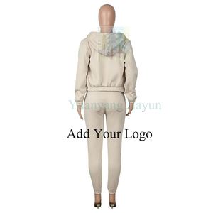 Factory Solid Color Plus Size Women Set Tracksuits <strong>Outfits</strong> <strong>Family</strong> Matching <strong>Outfits</strong> Custom Logo <strong>Jogger</strong> Two Piece Set - Product Image 2