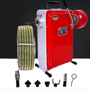 GQ 100A Sewer Pipe Cleaning Machine Metal Manual Dredging Tool For Toilet Drain Unclogging - Product Image 4