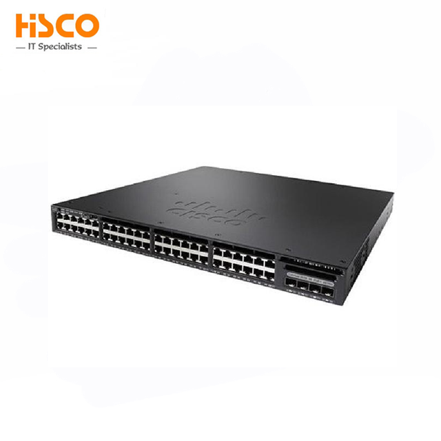 WS-C3650-48FS-E 3650 Series L3 Managed Switch 48 X 10/100/1000 (PoE+) + 4 X SFP 176Gbps Capacity Stackable