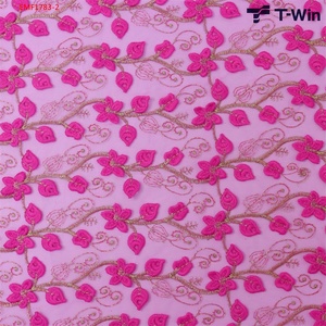 Telas bordadas al por mayor de China se pueden personalizar colores Tela De Encaje Bordado Cultura <span class=keywords><strong>Maya</strong></span> Vestidos Decoración Tela De Encaje - Product Image 1