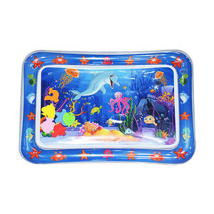 Tapete de Juego Sensorial Acuático, Tapete Inflable Grueso con Diseño de Peces, Mar y Océano, Juguete Sensorial Acuático - Product Image 1
