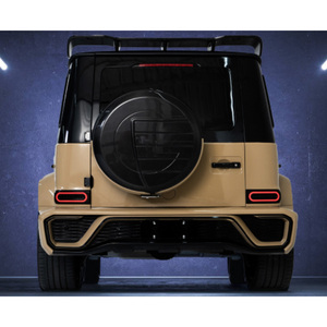 Kit Carrozzeria Stile <span class=keywords><strong>M</strong></span> per G-Class W464 G63 G500 2018-2022 in Carbonio a Secco con Fari, Paraurti, Cofano, Parafango, Spoiler, Diffusore per Facelift W463A G350 - Product Image 3