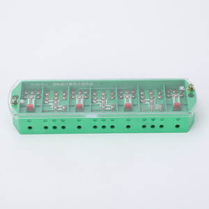Boîte de jonction Guan Yang Fj6pj1, compteur d'énergie triphasé à quatre fils, boîte de distribution de bornes IP44 verte - Product Image 1
