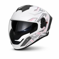Casque intégral Fury Ghost Face 905 certifié 3C/DOT en ABS, édition graphique