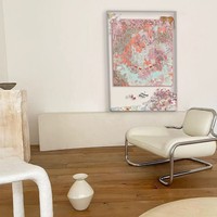 Cadre photo mural flottant en acrylique pour l'affichage d'œuvres d'art, de peintures et de foulards, idéal pour la décoration murale