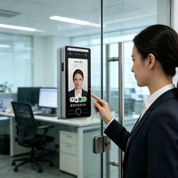Sistema de Control de Acceso y Asistencia con Reconocimiento Facial, Código QR, TCP/IP, WIFI, 4G, Fuente de Alimentación POE y Múltiples Protocolos de Comunicación