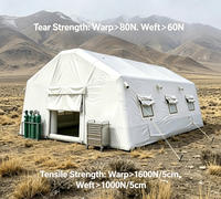 inflable impermeable de despliegue rápido para emergencias y rescate destinada a albergues de emergencia y hospitales de campaña