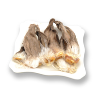 OEM PETIDEAL Marque Privée Fournitures pour Animaux de Compagnie Friandises pour Chiens Oreilles de Lapin Naturelles avec Fourrure pour Mâcher les Chiens