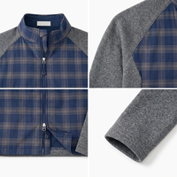 Blouson Bomber Homme Grande Taille Personnalisé de Luxe OEM, Qualité Supérieure, Mode Automne, Imprimé par Décharge, Fermeture Éclair Frontale, Service OEM