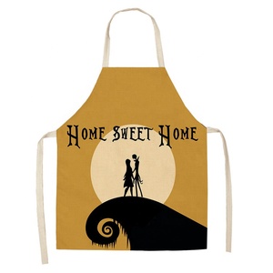 Halloween Home Decor Polyester Waterproof Kitchen Aprons Pumpkin Kids Apron Custom logo Barista Apron - Product Image 3