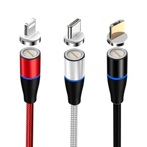 <strong>Magnetic</strong> <strong>Suction</strong> Strong <strong>Magnetic</strong> Force 7-Pin 3A Fast Charging Three-in-One-To-Three Type-C iPhone Charging <strong>Line</strong> - Product Image 5
