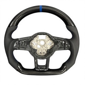 Volante in Fibra di Carbonio dal Design Classico per Volkswagen VW Polo Passat <span class=keywords><strong>Golf</strong></span> B7 B8 <span class=keywords><strong>T6</strong></span>, Vendita all'Ingrosso - Product Image 1