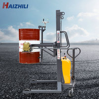 HaizhiLi 350kg Gerbeur de tambour avec conception composite pour équipement à poignée d'huile Escalier électrique et chariot gerbeur de tambour