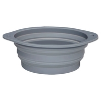 Vente en gros de bols à eau portables en silicone pour chiens, pour voyages en plein air, pliables, bols pliables pour animaux de compagnie