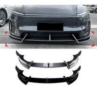 Jinqu 2024 Tesla Model Y Juniper Nouvelle Version Kit d'angle de pare-chocs avant 3 pièces en fibre de carbone noir brillant facile à installer