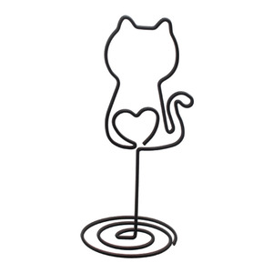 Kim loại màu đen dây hình văn phòng <span class=keywords><strong>Memo</strong></span> Clip bảng hình ảnh khán đài và nơi chủ sở hữu thẻ giấy ảnh chủ cho Đảng - Product Image 5