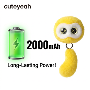 Porte-clés intelligent ChatGPT jaune soleil avec LED clignotante, support multilingue pour la communication quotidienne, ODM, vente en gros - Product Image 6