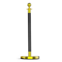 Acier inoxydable Velours Torsadé Corde Suspendue Rampe Base Clôture Queue Gestion Barrière Stanchion Rouge Corde Post Mariage
