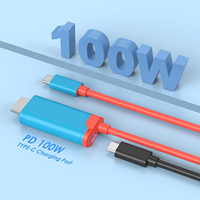 Câble adaptateur Type-C vers 4K haute définition pour téléphones, ordinateurs portables, moniteurs et fonction de mise en miroir d'écran Switch