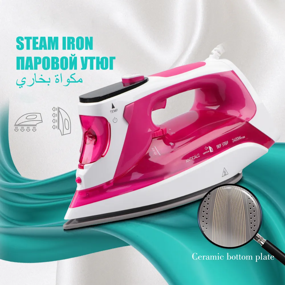 Ferro de lavar roupa, para uso doméstico, de alta qualidade, elétrico, poderoso, de alta potência, elétrico, portátil