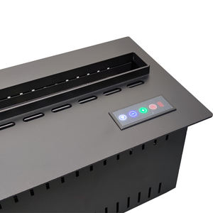 Italian Minimalist LED Simulation Flame <strong>TV</strong> Cabinet <strong>Fireplace</strong> Rock Panel Countertop <strong>with</strong> a Strong Sense of Technology - Product Image 5