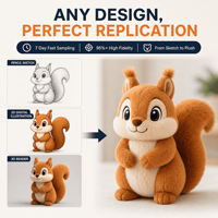 Peluche d'écureuil personnalisée, mascotte en peluche, fabrication professionnelle OEM ODM, peluche d'écureuil douce pour la promotion de la marque, cadeaux