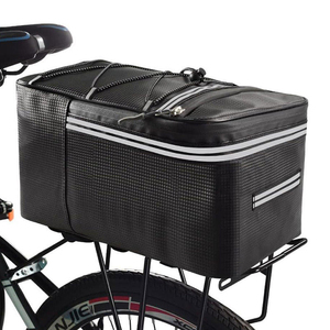 Sacoche de porte-bagages arrière pliable <span class=keywords><strong>et</strong></span> écologique, sac de rangement étanche de 12L/15L pour vélo de route <span class=keywords><strong>et</strong></span> VTT - Product Image 2