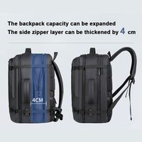 Sac à dos de luxe noir unisexe pour homme, idéal pour le bureau, les loisirs, les voyages de week-end, approuvé pour les vols, avec port USB