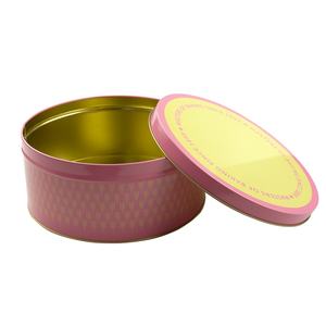 Empaque de Regalo Redondo de Hojalata de Alta Capacidad con Impresión Personalizada para Galletas y Pasteles, Ideal para Bodas y Navidad - Product Image 3