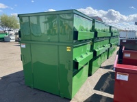 Vente commerciale Bac de levage avant Construction Skip Bin Remorque Cage de recyclage Conteneur de benne à ordures en métal