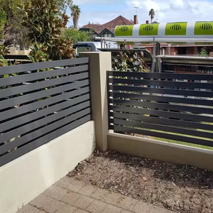 Sistema di Recinzione in Alluminio a Doghe Orizzontali Direttamente dalla Fabbrica per Forniture Esportazione a Lungo Termine e Cooperazione su Progetti - Product Image 1