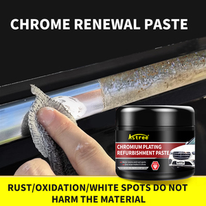 Crème de réparation et de rénovation chromée pour <span class=keywords><strong>voiture</strong></span> Astree - Nettoyage rapide, élimination de l'oxydation, sans rinçage, 100g - Product Image 1