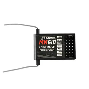 MK610 DSM2 400M Digital Spread Modulation Spread Receiver For JR Spektrum DX10t/DX8/DX7s/DX7se/DX6i Transmitter
