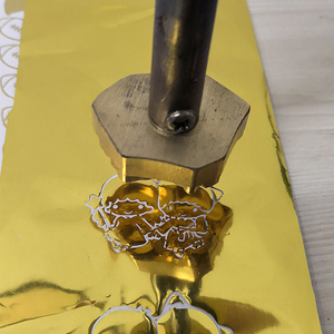 Bàn ủi điện 150W trực tiếp từ nhà máy, in logo thương hiệu tùy chỉnh, dụng cụ dập nổi da, đồ gia dụng, kiểu dáng thời trang. - Product Image 4