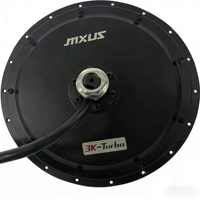 Moteur de moyeu arrière MTX 26"/27.5"/29" MXUS Turbo 3K-Turbo 72V3000W avec dropout 135-142mm pour vélo électrique