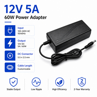 Adaptateur secteur CE FCC de bureau DC 15V 4A 60W, adaptateur d'alimentation AC DC pour caméra CCTV, commutateur réseau, équipement de sécurité