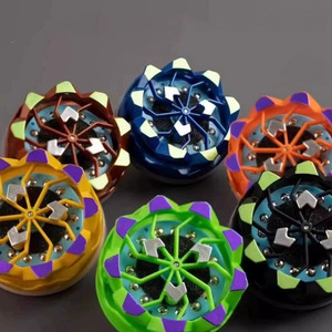 <span class=keywords><strong>Toupie</strong></span> Gyroscope Lumineuse Portative Effet Feux d'Artifice, Jouet Anti-stress Fidget Spinner, Gyroscope de Doigt - Product Image 6