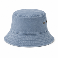 Sombrero de Pescador de Algodón Lavado Personalizado con Logotipo Bordado Vintage, Fabricante OEM ODM