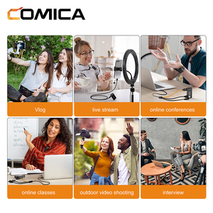 ไมโครโฟนไร้สาย COMICA Vimo C1 2.4G แบบคอนเดนเซอร์ พร้อมจอ LCD รับประกัน 1 ปี แบตเตอรี่ใช้งานได้ 8 ชั่วโมง ลดเสียงรบกวน ความหน่วงต่ำ - Product Image 4