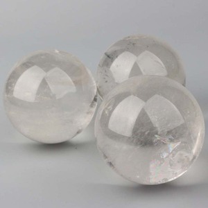 Vente en gros de sphères de cristal naturel de haute qualité, billes de quartz clair polies, autres objets artisanaux en cristal - Product Image 3