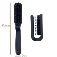 Peigne à cheveux pliable portable en nylon avec manche en plastique, brosse démêlante pour coiffure, vente chaude