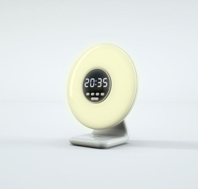 Smart Wake up Light LED Digital Table Clock USB Wake-up Light, Smart Sleep Alarm Natural Sound Bedside Lamp Led Night Light