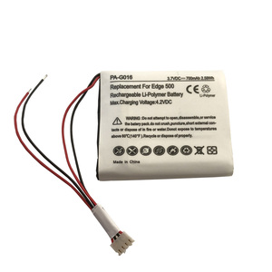 3,7 V Lipo batería 361-00043-01 para <span class=keywords><strong>Garmin</strong></span> <span class=keywords><strong>Edge</strong></span> <span class=keywords><strong>500</strong></span> Edege 200 GPS batería - Product Image 1