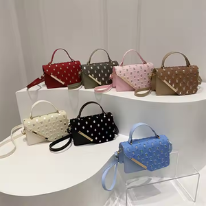 Sac à main tendance pour femme 2025 en PU, sac bandoulière à fermeture éclair, motif étoile, couleur bonbon - Product Image 1