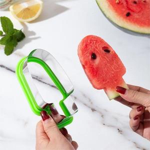 เครื่องตัดแตงโมสแตนเลสอเนกประสงค์แม่พิมพ์รูปทรงไอติมเครื่องมือแบ่งแตงโมผลไม้ใช้งานได้จริง - Product Image 4