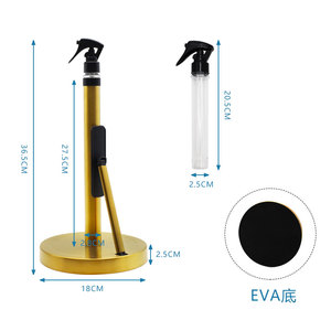2 in 1 Attractive <b>Standing</b> Paper Roll Mount Paper Dispensers Paper Towel Holder with Spray Bottle for <b>Kitchen</b> & Bathroom - Product Image 3