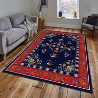 Handmade French Chinese Wool Aubusson Carpet Rug Custom Luxury Printed Area Rug