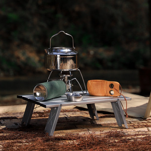 Outdoor Aluminum Ultra Light Portable Mini Rectangular <b>Folding</b> <b>Legs</b> <b>Table</b> for Camping Coffee Tea Use - Product Image 2